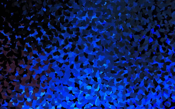 Modèle Vectoriel Bleu Foncé Jaune Avec Des Formes Chaotiques Design — Image vectorielle