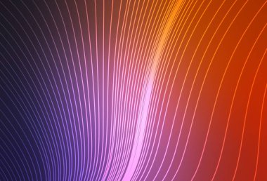 Koyu pembe, keskin çizgileri olan kırmızı vektör deseni. Soyut şablon üzerinde çizgileri olan renkli, parlak bir illüstrasyon. Reklamınız, posteriniz, afişiniz için en iyi tasarım.