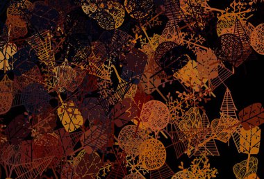 Koyu kırmızı vektör doğal desenli ağaçlar, dallar. Eğimli soyut renkli ağaçlar. Web siteniz için Doodle tasarımı.