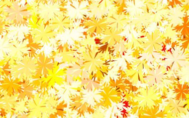 Açık yeşil, sarı vektör zarif arka plan, ağaçlar, dallar. Çiçeklerle süslenmiş soyut çizimler. Marka kitabınız için yeni şablon.