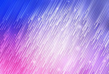 Açık Mor, düz çizgileri olan pembe vektör arkaplan. Renkli çubuklarla, soyut çizimler. Reklamınız, posteriniz, afişiniz için en iyi tasarım.