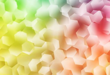 Açık yeşil, kırmızı vektör düşük poli düzeni. Çokgen biçiminde, gradyan ile renkli çizimler. Web siteniz için çokgen tasarım.