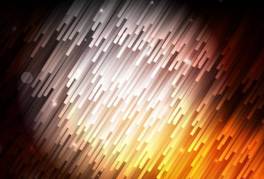 Renkli çizgileri olan koyu turuncu vektör dokusu. Soyut şablon üzerinde çizgileri olan renkli, parlak bir illüstrasyon. Reklamınız, posteriniz, afişiniz için en iyi tasarım.