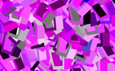 Renkli altıgenli açık pembe vektör dokusu. Renkli altıgenli bir resim seti. Marka kitabınız için yeni şablon.