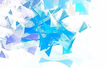 Açık pembe, soyut şekilli mavi vektör arkaplan. Modern tarzda değişen renkli kaotik formlar. Duvar kağıtları için zarif tasarım.