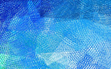 Açık mavi, çizgileri olan yeşil vektör arkaplan. Çağdaş gradyan soyut çizgileri olan çizimler. Posterler ve afişler için iş tasarımı.