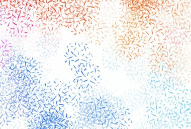 Açık mavi, keskin çizgileri olan sarı vektör deseni. Bulanık dekoratif tasarım basit bir şekilde çizgilerle. İş ilanınız için akıllı tasarım.