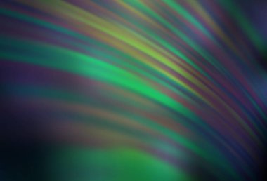 Koyu yeşil vektör soyut arkaplan. Gradyan ile modern soyut çizim. İşiniz için en iyi bulanık tasarım..