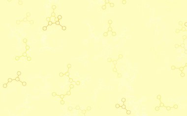 Yapay zeka ağlı hafif turuncu vektör deseni. Yapay zeka bağlantılarıyla basit bir şekilde renkli tasarım. Zeka ve yenilik reklamları için şablon.