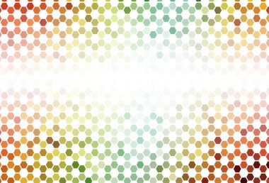 Altıgen şekilde hafif BLUE vektör şablonu. Renkli altıgenli bulanık arkaplan. İş ilanınız için tasarım.