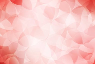 Soyut şekilli açık kırmızı vektör arkaplanı. Renkli rastgele şekillerle modern soyut illüstrasyon. İşiniz için en iyi akıllı tasarım.