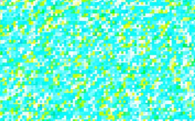 Açık mavi, kare şeklinde yeşil vektör deseni. Dikdörtgenli soyut gradyan çizimi. Şablon bir arkaplan olarak kullanılabilir.