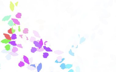 Açık mavi, soyut şekilli kırmızı vektör arkaplan. Soyut tarzda rengarenk gradyan şekilleri olan bir resim. Bir cep telefonu için arka plan.