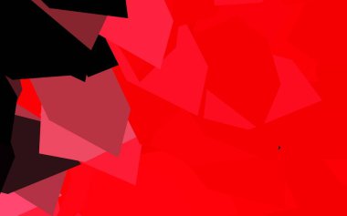 Çokgen şekilli koyu kırmızı vektör deseni. Doğa tarzında üçgenleri olan güzel bir çizim. İniş sayfası için modern şablon.