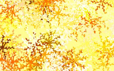 Açık yeşil, rastgele şekilli sarı vektör deseni. Renkli rastgele şekillerle modern soyut illüstrasyon. İşiniz için en iyi akıllı tasarım.