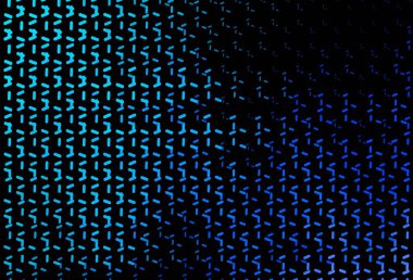 Düz çizgili koyu mavi vektör arkaplan. Bulanık arkaplanda gradyanı olan çizgiler. Güzel geçmişiniz için şablon.