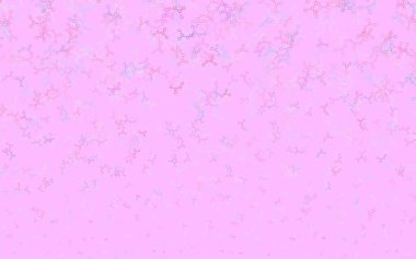 Açık mavi, yapay zeka kavramına sahip kırmızı vektör dokusu. Renkli yapay zeka yapısı, eğimli çizgiler ve noktalar. Poster ve teknoloji sembolü.