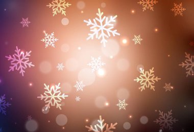 Koyu kırmızı vektör deseni Noel tarzında. Gradyan Noel elementleri içeren bir Akıllı Çizim. Üniversitenin tanıtımı için akıllı tasarım.