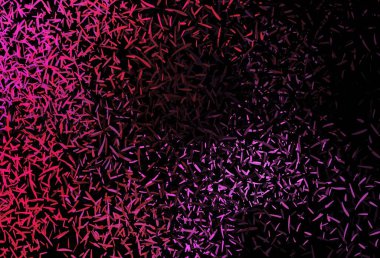 Tekrarlanan çubuklu koyu pembe vektör şablonu. Bulanık arkaplanda gradyanı olan çizgiler. Reklamlar, posterler, afişler için desen.