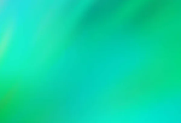 Hellgrüner Vektor Verschwimmt Helle Vorlage Leuchtend Bunte Illustration Smartem Stil — Stockvektor