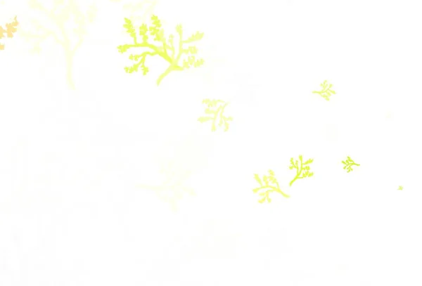 ライトグリーン 桜とレッドベクトルエレガントなテンプレート 葉や枝のあるモダンな抽象的なイラスト あなたのビジネスに最適なデザイン — ストックベクタ