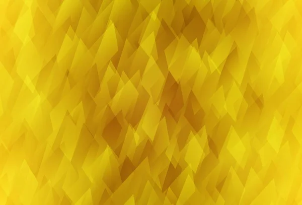 Fundo Vetorial Amarelo Escuro Com Losango Design Decorativo Estilo Abstrato — Vetor de Stock