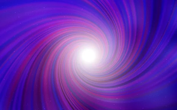 Luz Fondo Vectorial Púrpura Con Estrellas Galaxias Diseño Decorativo Borroso — Vector de stock
