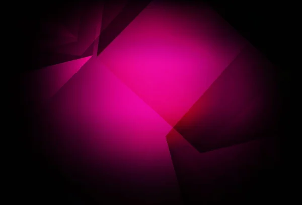 Dark Pink Vector Abstracto Patrón Poligonal Ilustración Colorida Estilo Abstracto — Vector de stock