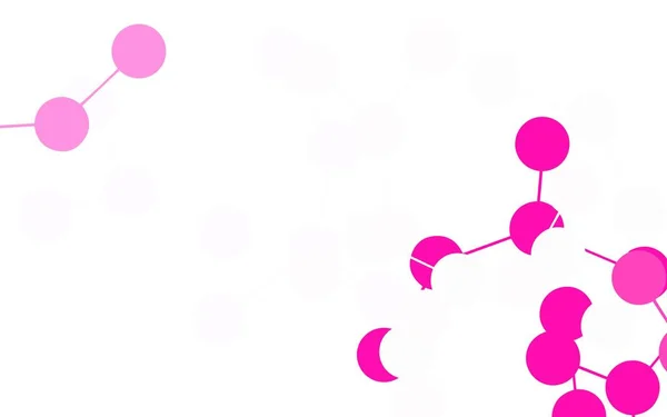 Modèle Vectoriel Rose Clair Avec Réseau Intelligence Artificielle Structure Colorée — Image vectorielle