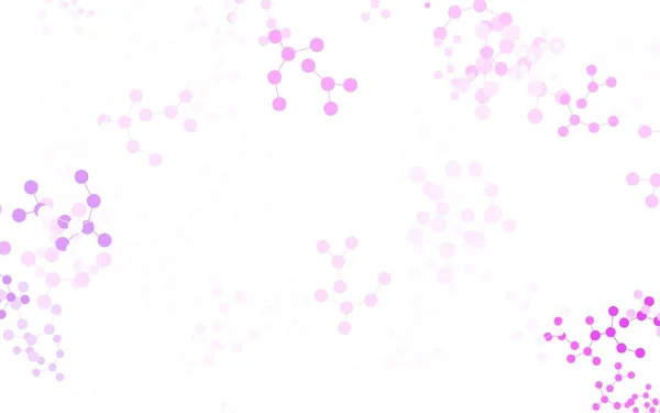 Light Purple Plantilla Vectorial Rosa Con Estructura Inteligencia Artificial Ilustración — Vector de stock