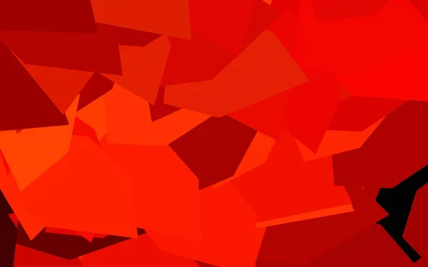 Fondo Vectorial Rojo Oscuro Con Estilo Poligonal Ilustración Abstracta Brillante — Vector de stock