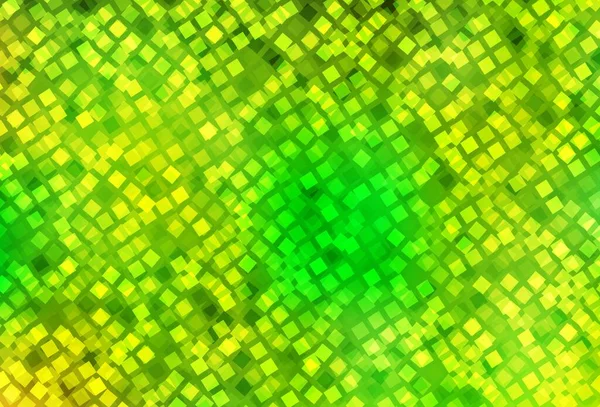 Verde Claro Fundo Vetor Amarelo Estilo Poligonal Glitter Ilustração Abstrata — Vetor de Stock