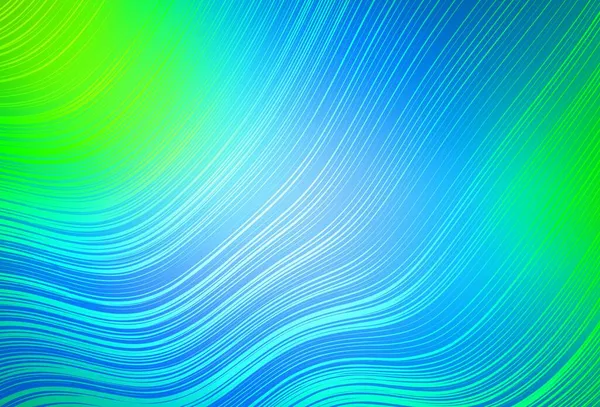 Hellblaue Grüne Vektor Verschwommen Glanz Abstrakte Textur Bunte Illustration Abstrakten — Stockvektor
