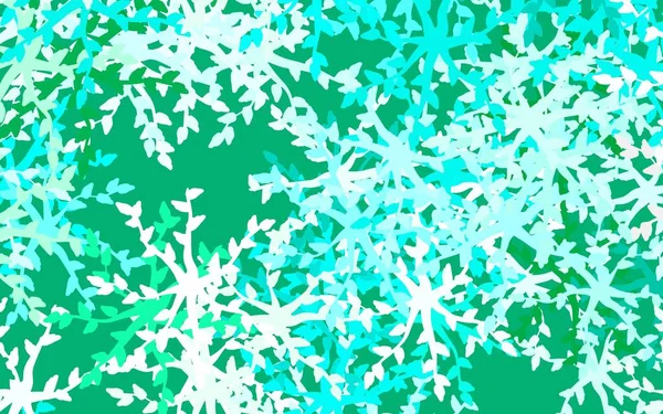 Светло Зеленый Векторный Узор Случайными Формами Красочные Хаотические Формы Градиентом — стоковый вектор