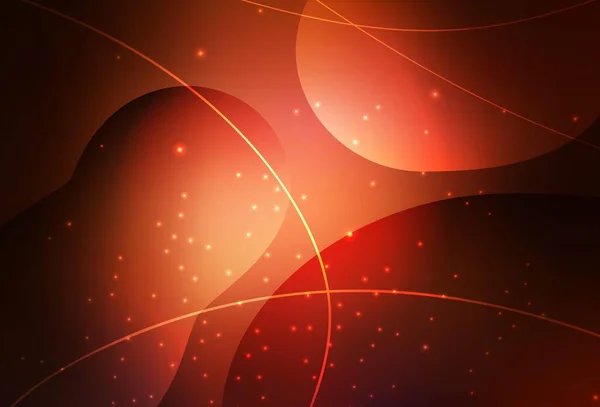 Темно Червоний Векторний Блиск Абстрактна Ілюстрація Різнокольоровими Точками Лініями Сучасна — стоковий вектор