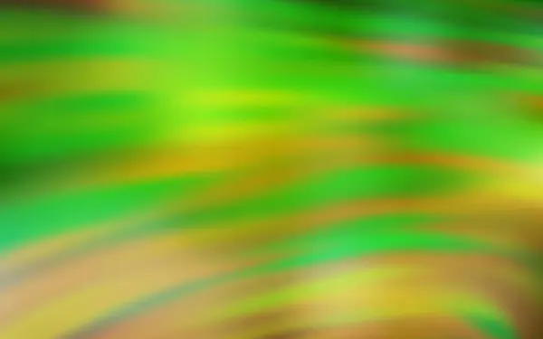 Світло Зелений Жовтий Векторний Шаблон Вигнутими Лініями Творчі Ілюстрації Стилі — стоковий вектор