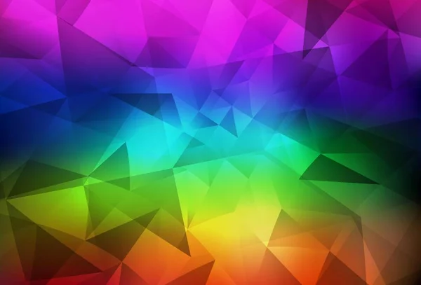 Тёмный Многоцветный Вектор Абстрактного Многоугольного Фона Образец Многоугольной Формы Лучший — стоковый вектор