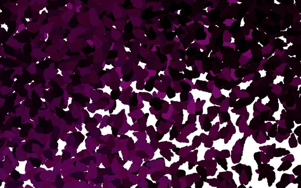 Темно Розовый Вектор Мемфисом Современная Абстрактная Иллюстрация Красочными Случайными Формами — стоковый вектор