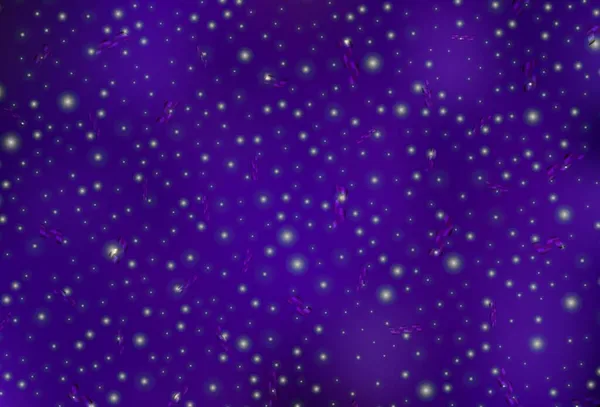 Темно Фиолетовый Векторный Узор Рождественском Стиле Абстрактная Градиентная Иллюстрация Красочными — стоковый вектор