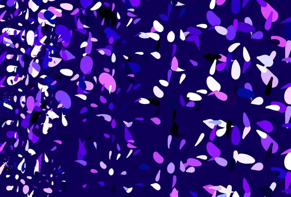 Светло Фиолетовая Векторная Компоновка Кружочками Блестящие Абстрактные Иллюстрации Размытыми Капельками — стоковый вектор