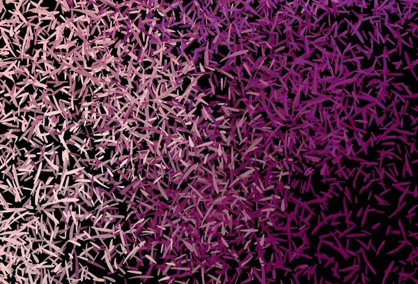 Sfondo Vettoriale Rosa Scuro Con Strisce Strisce Illustrazione Astratta Glitter — Vettoriale Stock