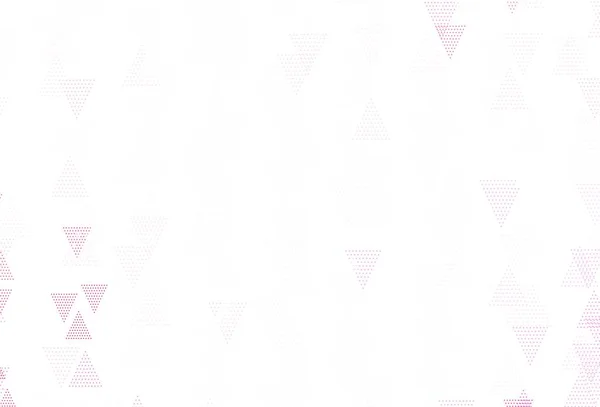 Textura Vetorial Rosa Claro Com Estilo Triangular Glitter Ilustração Abstrata — Vetor de Stock