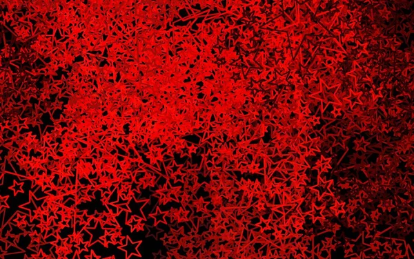 Темно Красная Векторная Текстура Красивыми Звездами Размытый Декоративный Дизайн Простом — стоковый вектор