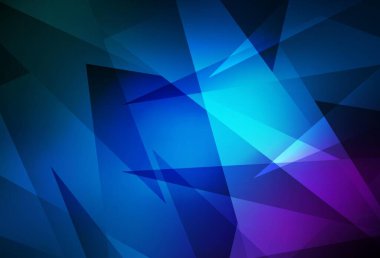 Koyu pembe, mavi vektör düzeni çizgiler, üçgenler. Soyut arkaplanda renkli eğimli üçgenler. İşiniz için en iyi akıllı tasarım.