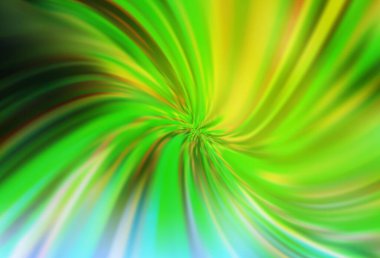 Açık yeşil, sarı vektör soyut parlak desen. Görüntü tarzında tamamen yeni bir renkli çizim. Çalışmalarınız için akıllı tasarım.