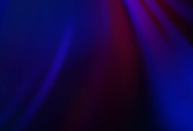 Koyu pembe, mavi vektör parlak deseni bulanıklaştırmış. Görüntü tarzında tamamen yeni bir renkli çizim. Tasarımlar için arka plan.