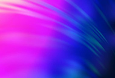 Açık pembe, mavi vektör parlak soyut fon. Gradyan tasarımlı, soyut, ışıltılı çizimler. Tasarımlar için arka plan.