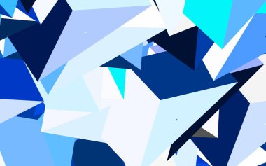 Üçgenli Light Gray vektör arkaplanı. Üçgenli soyut gradyan çizimi. Duvar kağıtları için zarif tasarım.