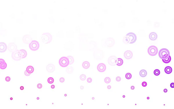 Luz Púrpura Textura Vectorial Rosa Con Discos Hermosa Ilustración Color — Vector de stock