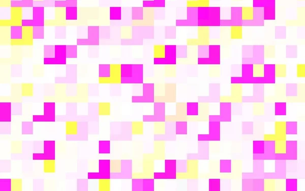 浅粉色 黄色矢量背景与菱形 带矩形的抽象梯度图解 您登陆页的现代模板 — 图库矢量图片